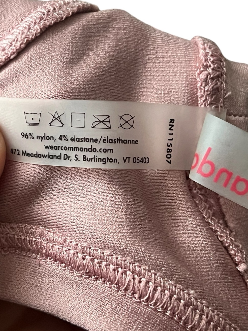 Commando Minimalist Racerback Bra - Picture 7 of 7